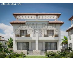 Nuevo parque residencial con modernas casas adosadas a 10 minutos de la playa
