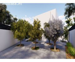 Casa moderna en un bello entorno