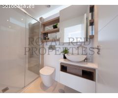Apartamentos modernos con jardín en hermoso en una zona tranquila.