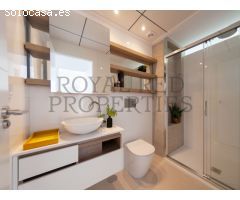 Apartamentos modernos con jardín en hermoso en una zona tranquila.