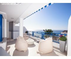 ¡Luminoso y moderno apartamento con terraza y vistas al mar en Taurito!