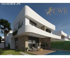 Chalet pareado con piscina en Los Montesinos