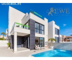 Increíble villa nueva en venta en Punta Prima, Torrevieja