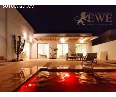 Hermosa villa mediterránea con piscina en Benijofar