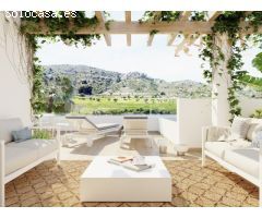 Chalet adosado con vistas al campo de golf y montaña en Monforte del Cid