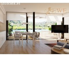 Chalet adosado con vistas al campo de golf y montaña en Monforte del Cid