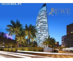 Apartamento ultramoderno con vistas directas y despejadas al mar en Benidorm