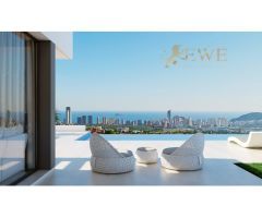 Elegante residencia con inmejorables vistas al mar en Finestrat