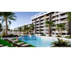 Apartamentos de lujo a 700m de la playa en La Mata, Torrevieja