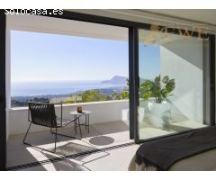 Villa de 5 estrellas con piscina infinita y vistas al mar en Altea