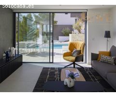 Villa de 5 estrellas con piscina infinita y vistas al mar en Altea