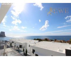 Chalet pareado con vista al mar en Calpe