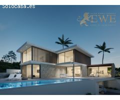 Una Villa única con vistas al mar en Moraira