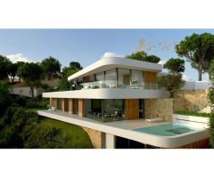 Refinada residencia con inmejorables vistas al mar en Moraira