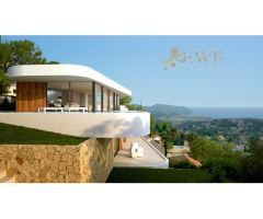 Refinada residencia con inmejorables vistas al mar en Moraira