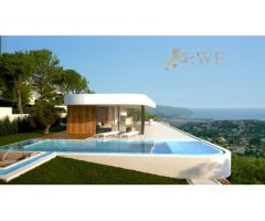 Refinada residencia con inmejorables vistas al mar en Moraira