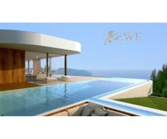 Refinada residencia con inmejorables vistas al mar en Moraira
