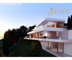 Refinada residencia con inmejorables vistas al mar en Moraira