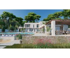 Villa Bela - Obra Nueva de Estilo Moderno Ibicenco en Balcón Al Mar, Jávea