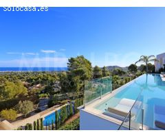 Villa Siana - Moderna Villa construida con vistas íncreibles al Mar.