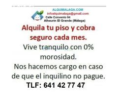 ALQUIMALAGA, ALQUILER GARANTIZADO