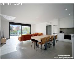 Villa Moderna en Una Planta con Jardín y Piscina Privada
