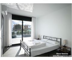 Villa Moderna en Una Planta con Jardín y Piscina Privada