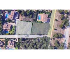 En venta dos parcelas urbanas juntas en Costa Nova de Javea, una de ellas ¡CON