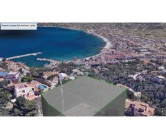 Parcela plana con vistas al mar en la Cuesta San Antonio de Javea