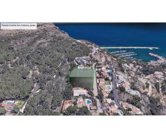 Parcela plana con vistas al mar en la Cuesta San Antonio de Javea