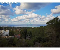 Parcela urbana de 1.200 m2 en las Rotas de Denia con vistas al mar