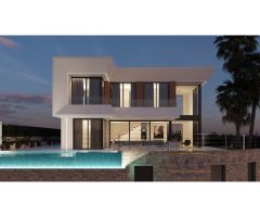 Villa de Lujo en Finestrat: Una Obra Maestra en Construcción con Vistas al Mar