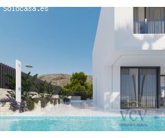 Villa de Lujo en Finestrat: Una Obra Maestra en Construcción con Vistas al Mar