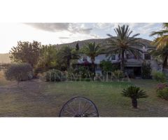 Finca para reformar con vistas, piscina y un molino antiguo