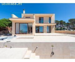 Villa de en Cala Pi con vistas panorámicas al mar y a Cabrera