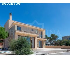 Villa de en Cala Pi con vistas panorámicas al mar y a Cabrera