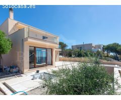 Villa de en Cala Pi con vistas panorámicas al mar y a Cabrera