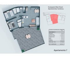 Proyecto de obra nueva de apartamentos turísticos con vistas al mar en Valle