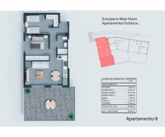 Proyecto de obra nueva de apartamentos turísticos con vistas al mar en Valle