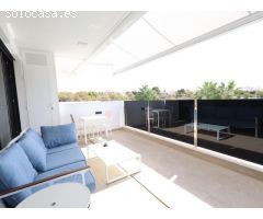 LUMINOSO Y MODERNO PISO DE 2 DORMITORIOS CON VISTAS A LA PISCINA EN RESIDENCIAL