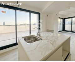 Sobreático exclusivo en Barcelona con terrazas y vistas panorámicas