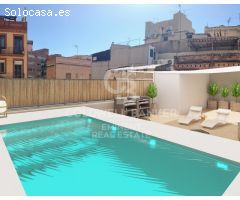 Obra Nueva al detalle en barrio de Sants con piscina