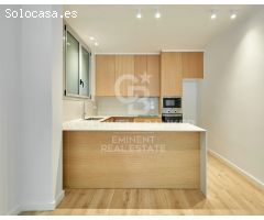 Exclusiva planta baja con patio en zona residencial de Gràcia