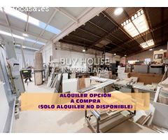 NAVE INDUSTRIAL EN ILLESCAS - CENTRO LOGÍSTICO. ALQUILER OPCIÓN A COMPRA.