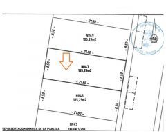 PARCELA DE ESQUINA CON 2500 M2 EN YELES.