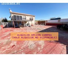 CHALET INDEPENDIENTE RÚSTICO CON TERRENO DE 2100 M2 EN CARRANQUE! .