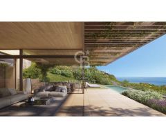 En venta viviendas unifamiliares de obra nueva con vistas al mar en Aiguaxelida,