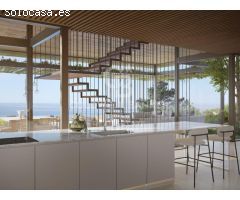 En venta viviendas unifamiliares de obra nueva con vistas al mar en Aiguaxelida,