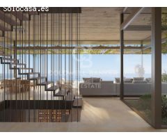 En venta viviendas unifamiliares de obra nueva con vistas al mar en Aiguaxelida,