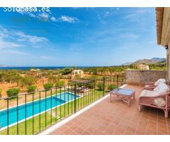 Finca con vistas a la bahía de Alcudia